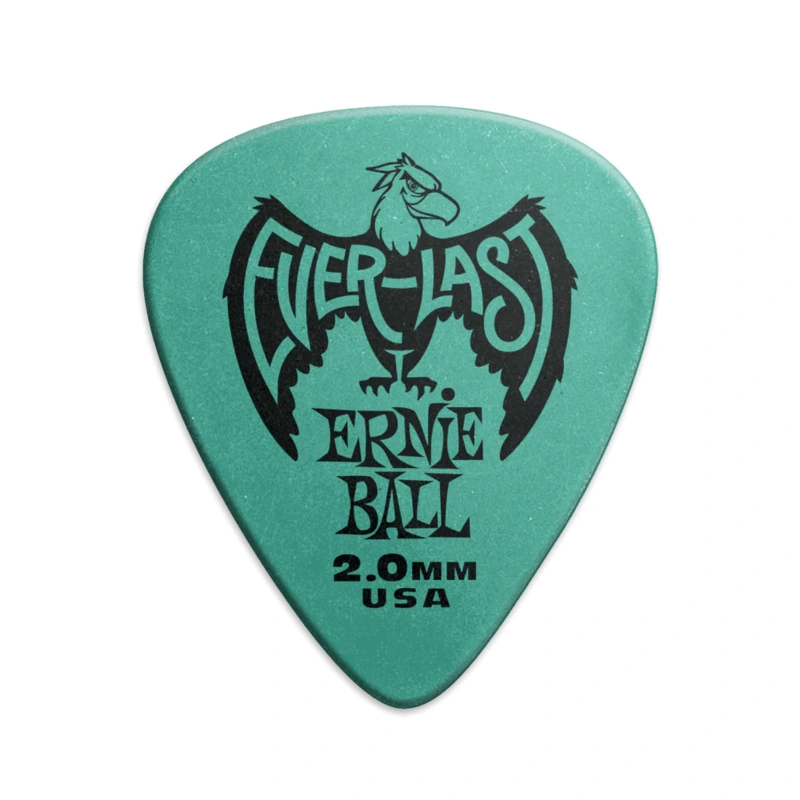 Ernie Ball 2.00mm Teal Everlast Guitar Pick - Each
