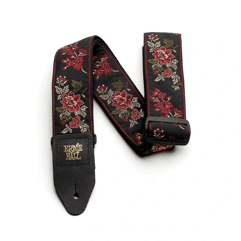 Ernie Ball 2" Polypropylene Jacquard Strap - Red Rose
