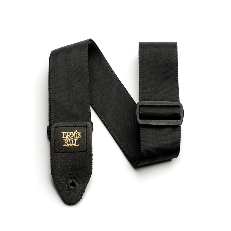 Ernie Ball 2" Seatbelt Webbing Strap - Black
