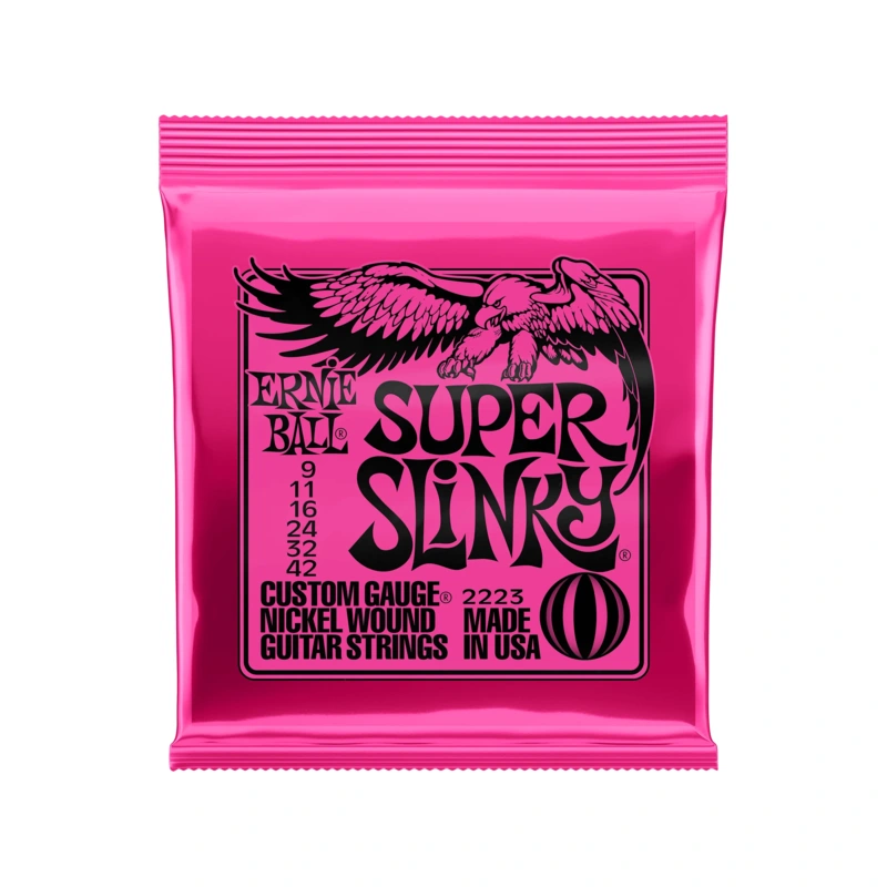 Ernie Ball 2223 Nickel Roundwound Super Slinky Light Gauge Electric Guitar Strings
