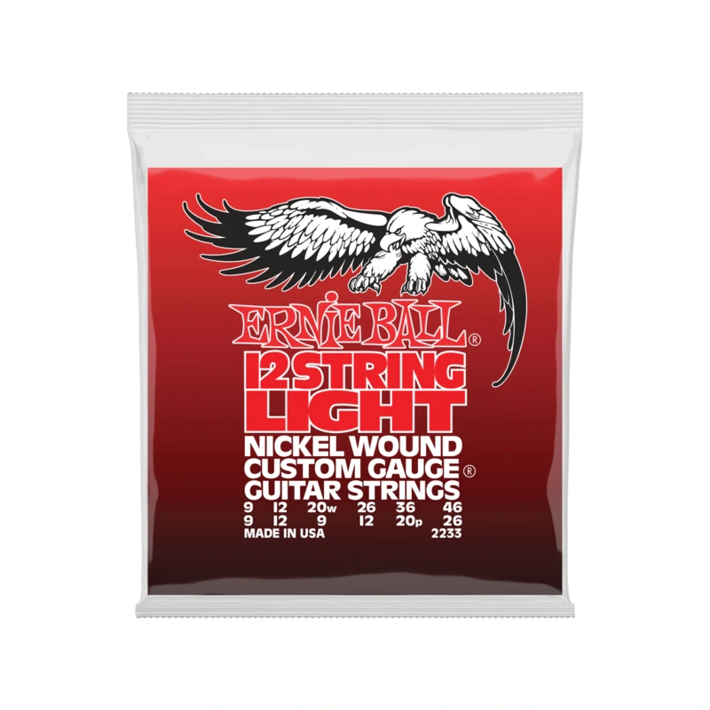 Ernie Ball 2233 Nickel Wound Light 12-String Electric Guitar Strings