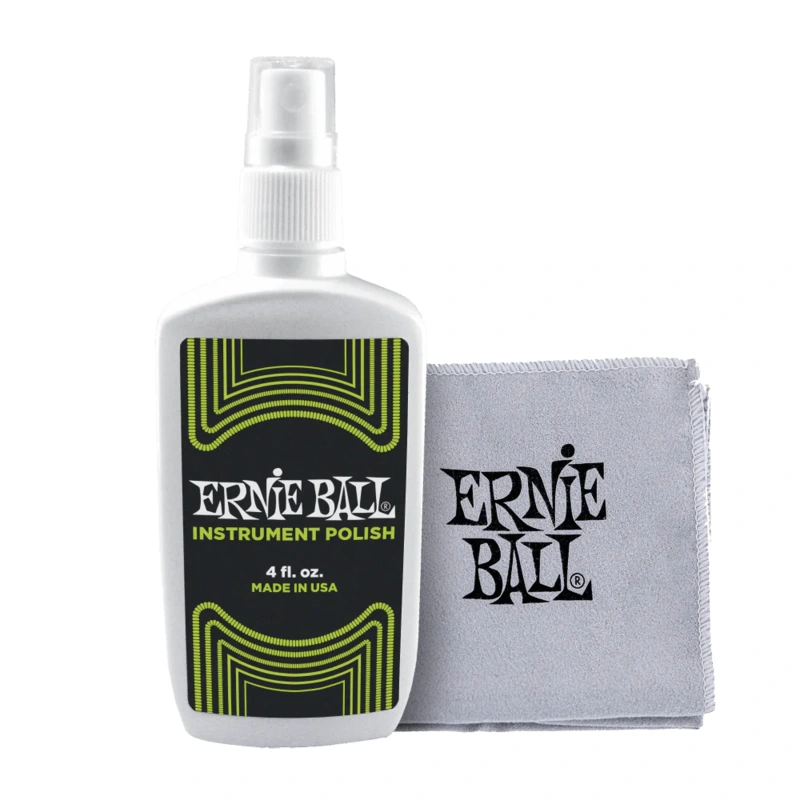 Ernie Ball 4222 Green Guitar Polish With Cloth