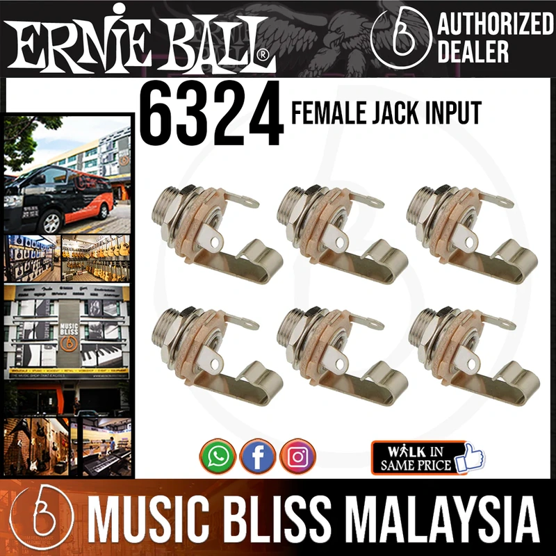 Ernie Ball 6324 Female Jack Input