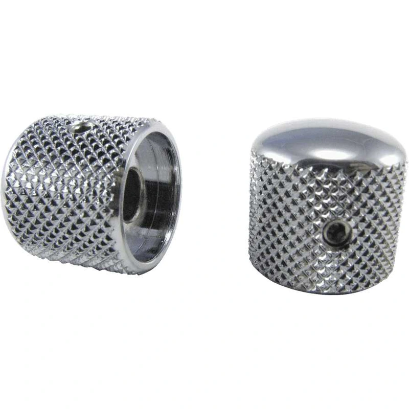 Ernie Ball 6354 Telecaster Style Knobs Chrome Plated Brass Set of 2