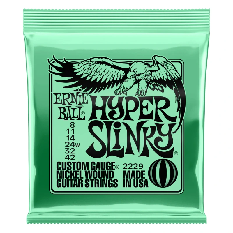 Ernie Ball 8-42 Hyper Slinky Nickel Wound Electric Guitar Strings