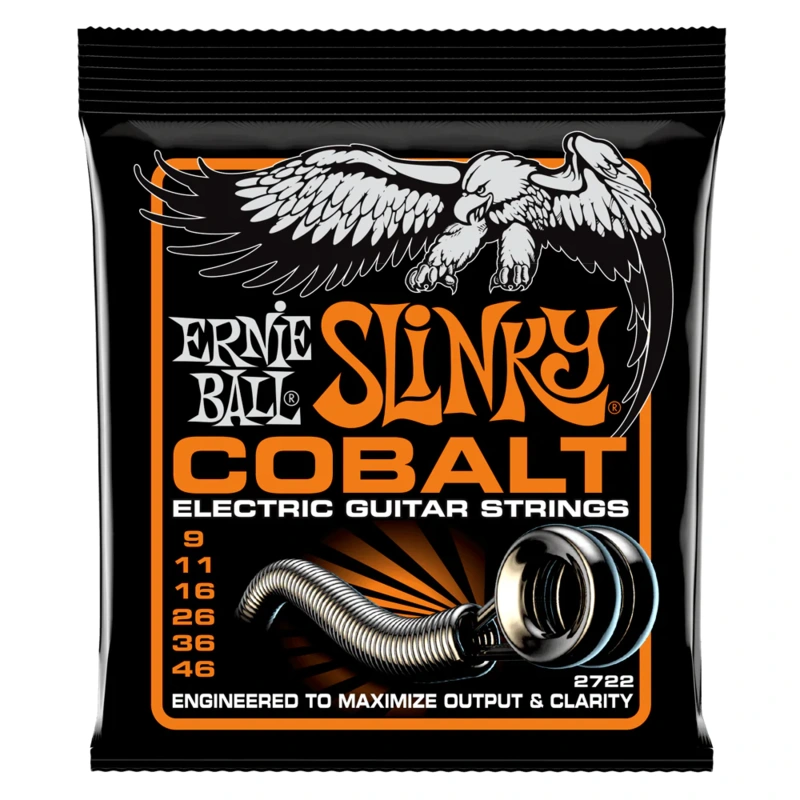 Ernie Ball 9-46 Cobalt Hybrid Slinky Electric Guitar Strings