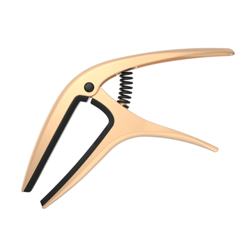 Ernie Ball Axis Spring Loaded Guitar Capo - Gold Satin