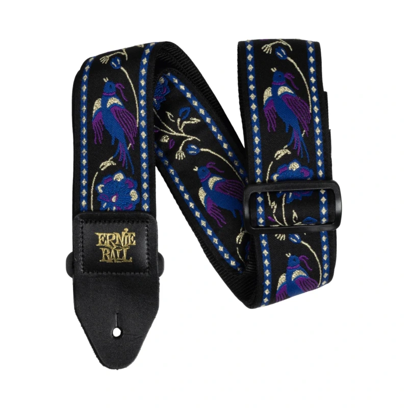 Ernie Ball Classic Jacquard Guitar Strap - Purple Pleasant Pheasant
