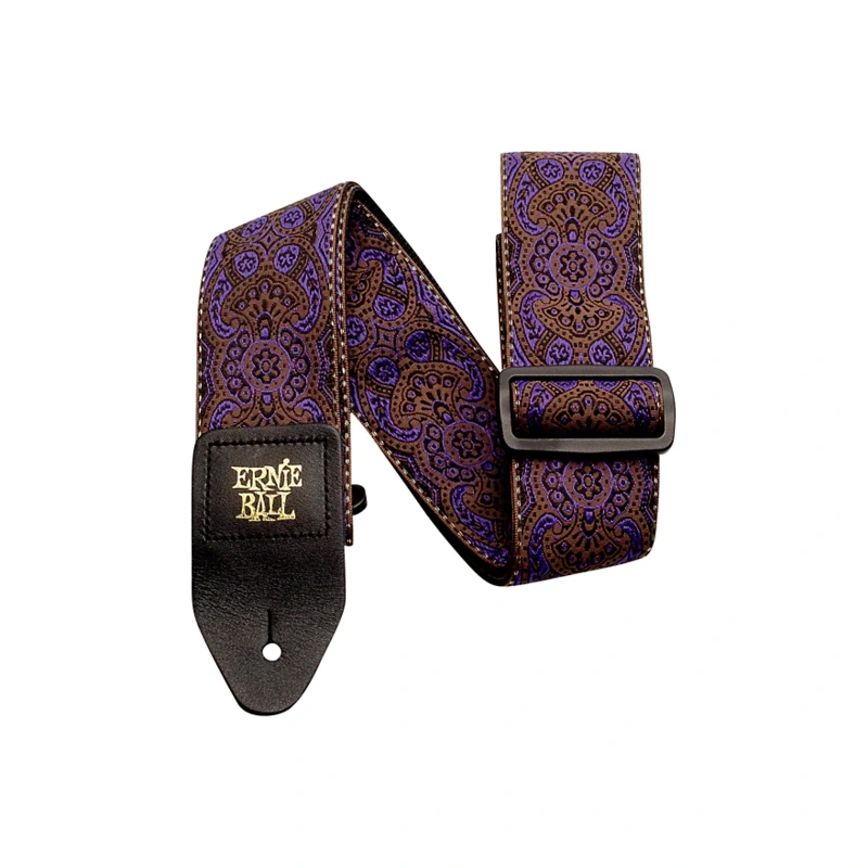 Ernie Ball Jacquard Guitar Strap Purple Paisley