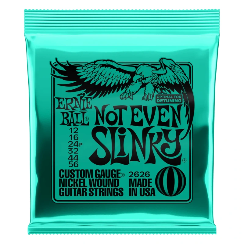 Ernie Ball Nickel Not Even Slinky Drop Tuning Electric Guitar Strings