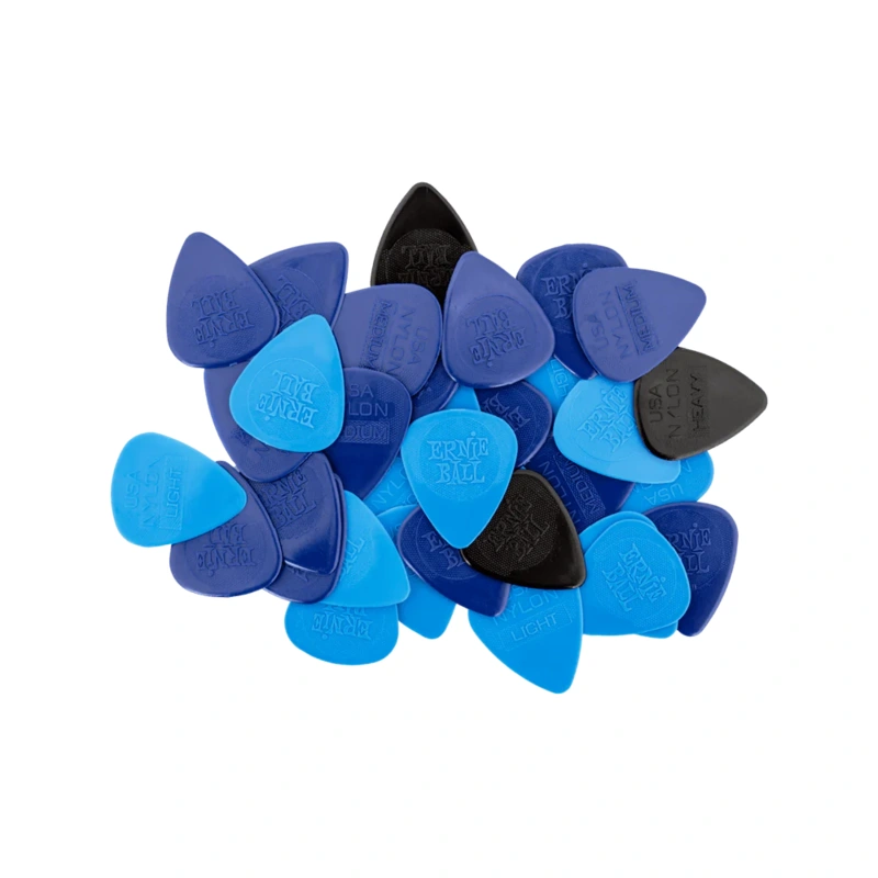 Ernie Ball Nylon Mixed Thickness Injection Molded Guitar Pick (1 Pick)