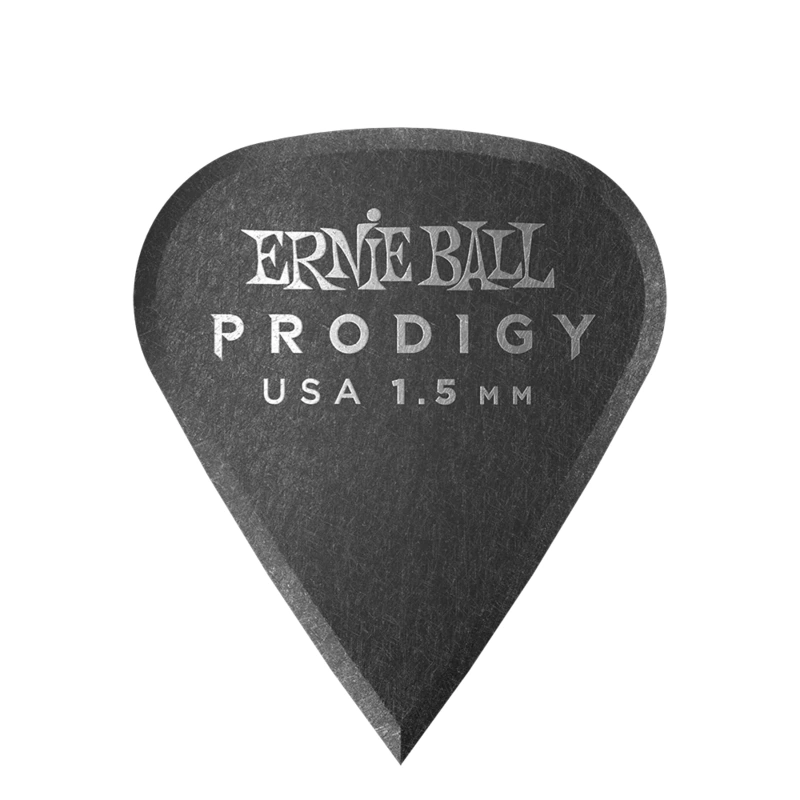 Ernie Ball Prodigy 1.5mm Delrin Guitar Packs 6 Pack - Black Sharp