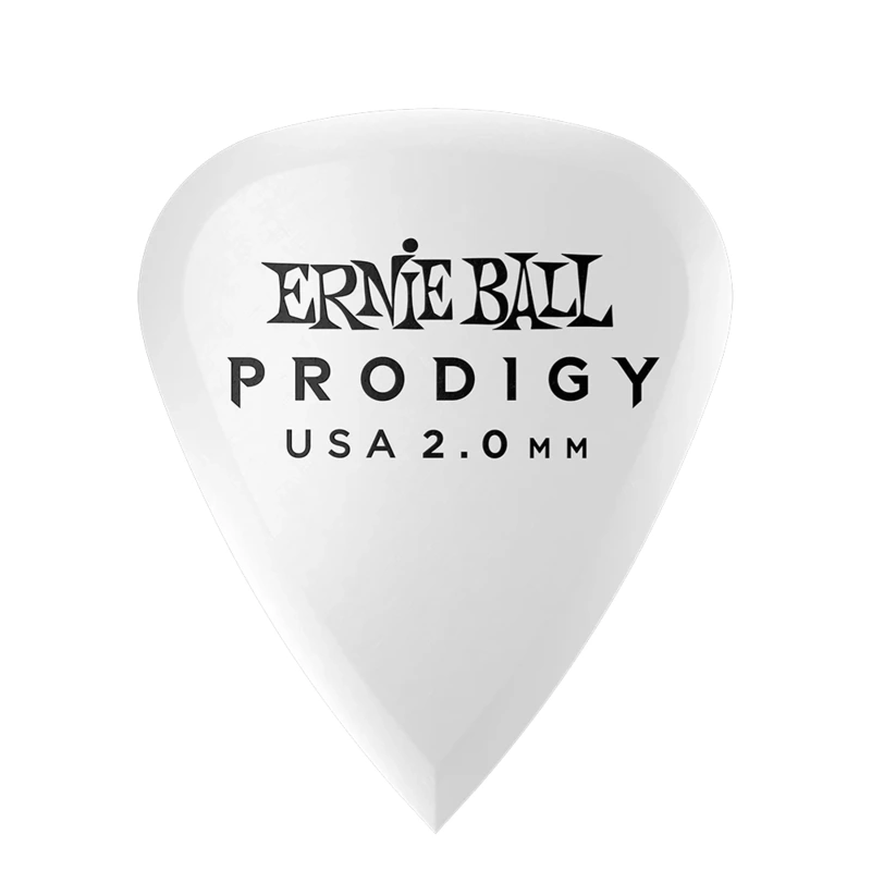 Ernie Ball Prodigy 2.0mm Delrin Guitar Picks Precision Tip - 6 Pack