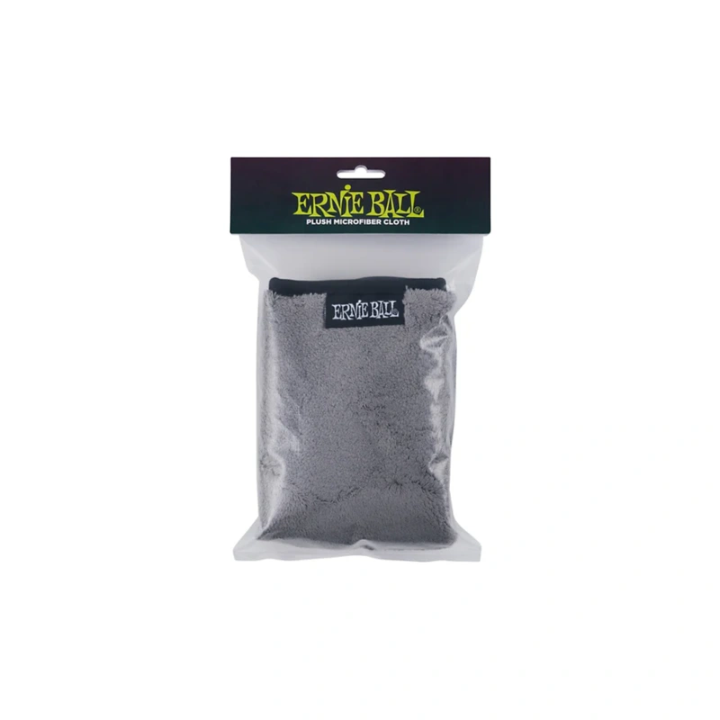 Ernie Ball Ultra-Plush Microfiber Polish Cloth Gray
