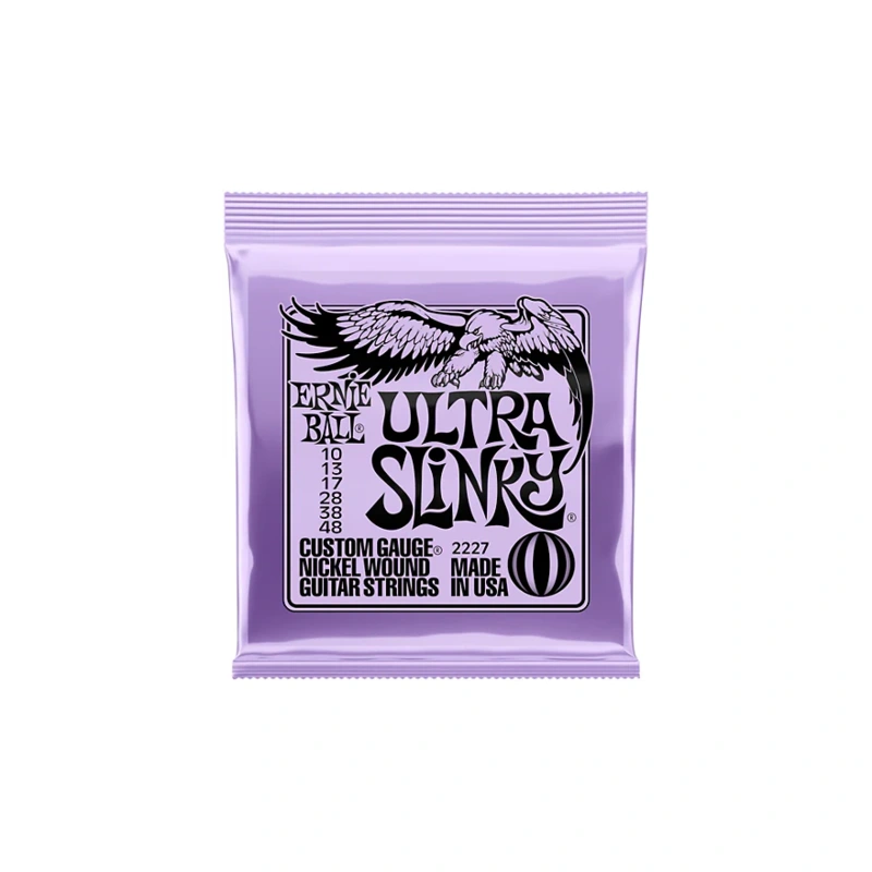 Ernie Ball Ultra Slinky Nickel Wound Electric Guitar Strings (10-48)