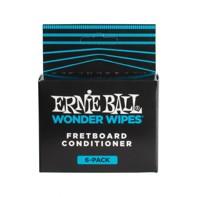 Ernie Ball Wonder Wipes Fretboard Conditioner 6 Pack