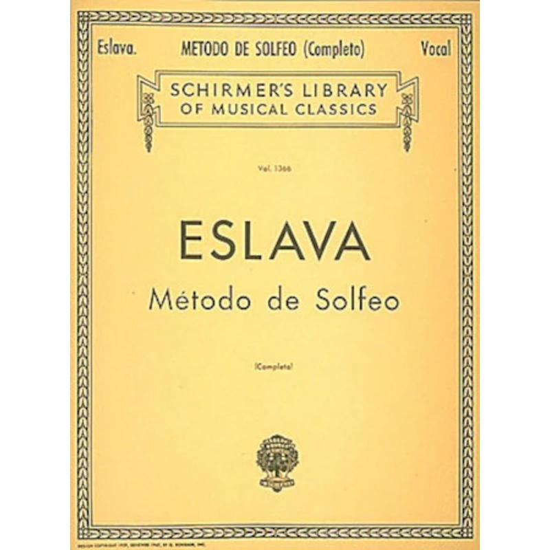 Eslava Mtodo de Solfeo Completo