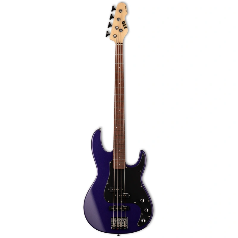 ESP LTD AP-204 Electric Bass Guitar Purple Metallic Black Pickguard