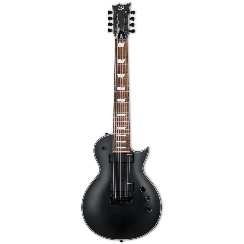 Esp Ltd EC-258 8-String Electric Guitar - Black Satin