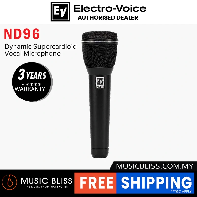 EV Electro-Voice ND96 Supercardioid Dynamic Vocal Microphone