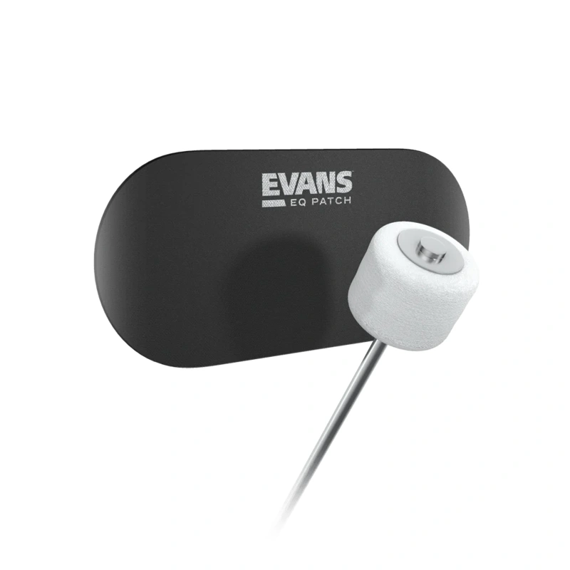 Evans EQ Black Nylon Double Pedal Bass Drum Patch
