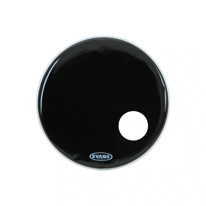 Evans EQ3 Black Resonant Bass Drumhead 22 in.