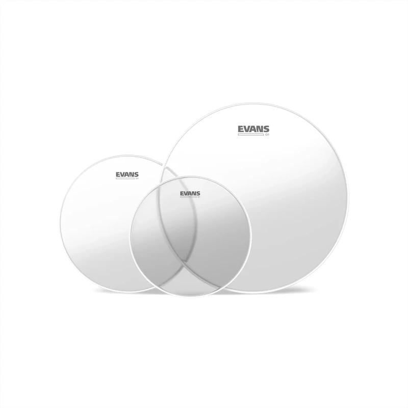 Evans G1 Clear 3-piece Tom Pack - 10/12/16 inch