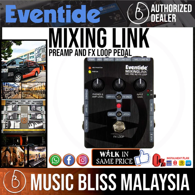 Eventide Mixing Link - Preamp and FX Loop Pedal