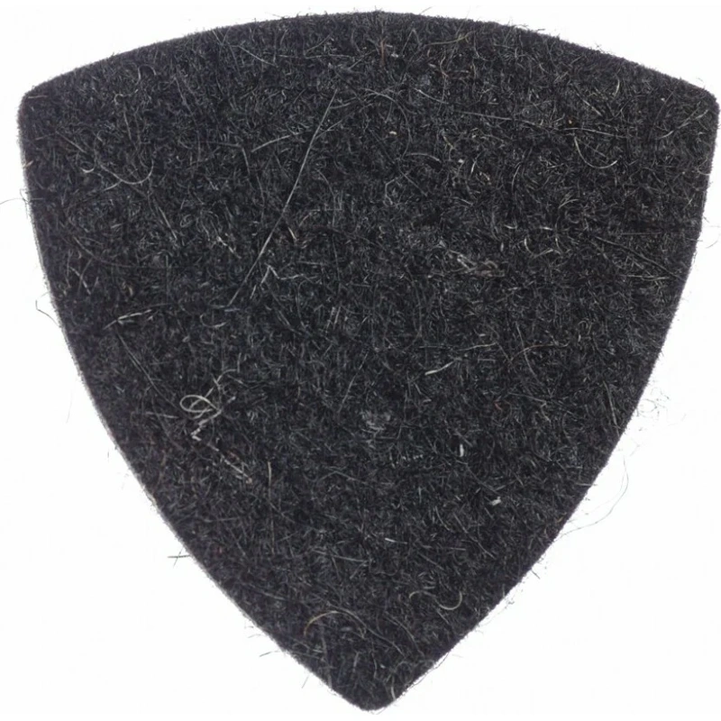 Felt Tones Gypsy Black Wool Felt Single Plectrum