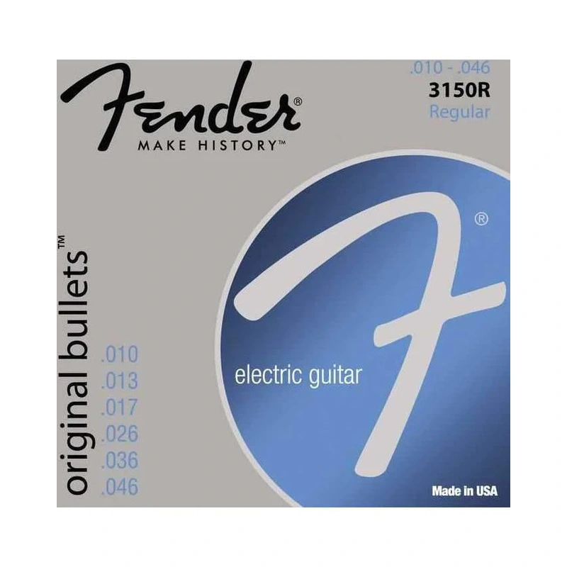 Fender 3150R Original Bullets Pure Nickel Regular Electric Guitar Strings