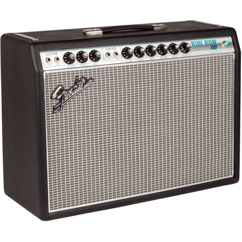 Fender '68 Custom Deluxe Reverb 1x12" 22-Watt Tube Combo Amp - Black