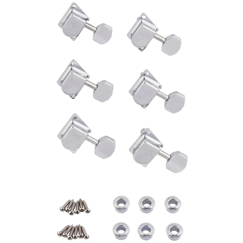 Fender 70's F-Style Stratocaster - Telecaster Tuning Machines (6)