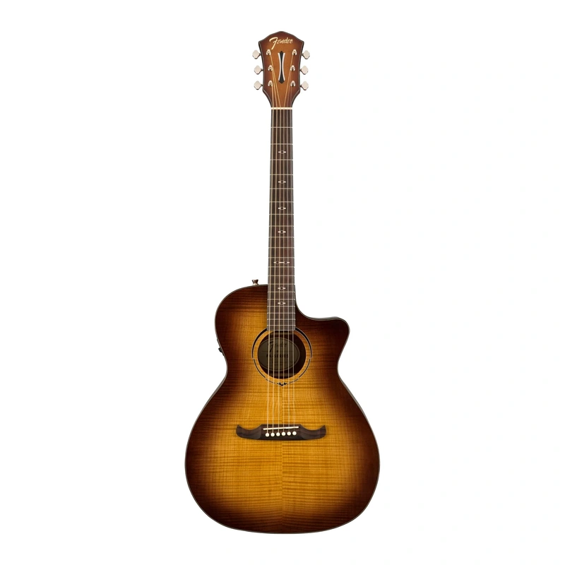 Fender Alternative FA-345CE Auditorium Acoustic Electric Guitar - 3-Tone Tea Burst