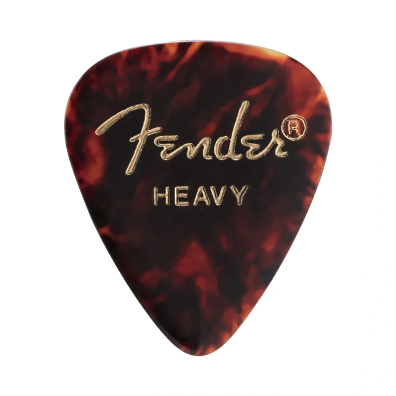 Fender Classic Celluloid Pick, Heavy Gauge, 12 Pack