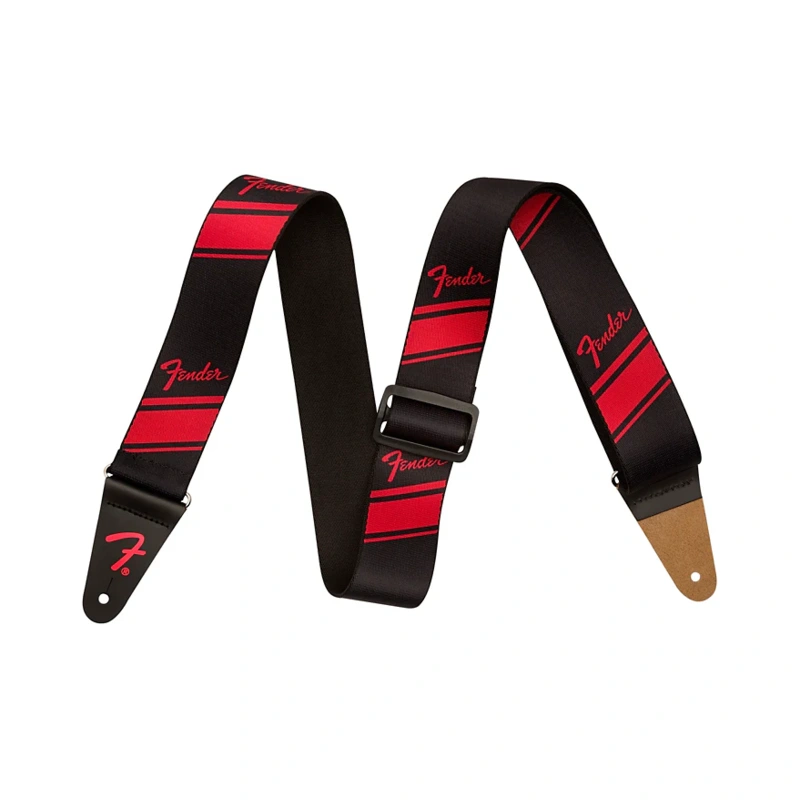 Fender Competition Stripe Guitar Strap Ruby 2 in.