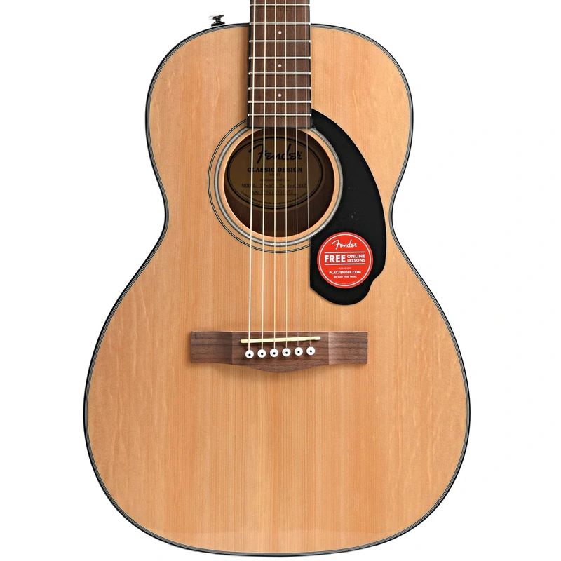Fender CP-60S Parlor Acoustic Guitar, Natural Finish