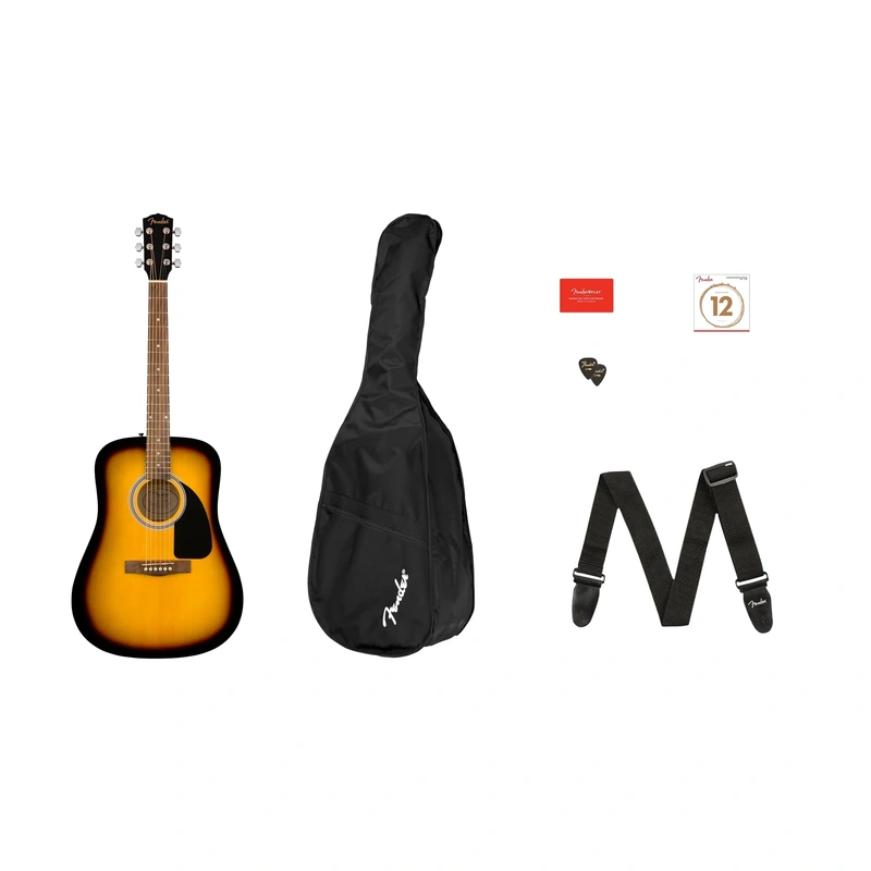Fender FA-115 V2 Dreadnought Acoustic Guitar  - Sunburst