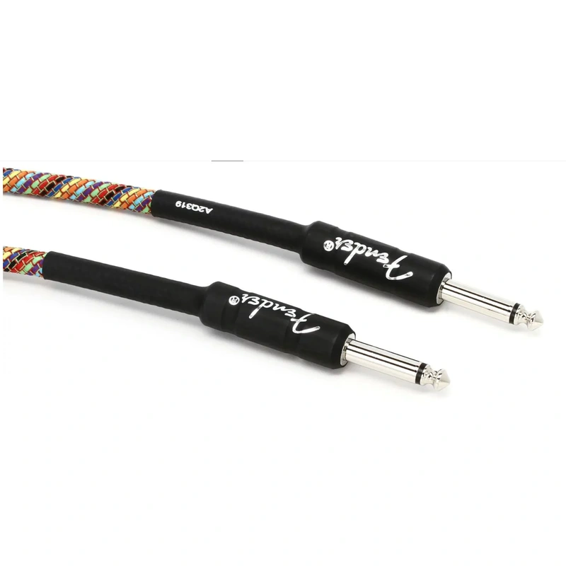 Fender Festival Instrument Cable - 18.6' Straight-Straight, Rainbow