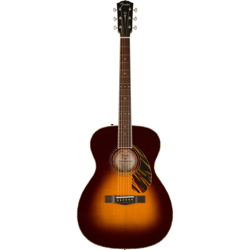 Fender Paramount PO-220E Orchestra Acoustic-Electric Guitar - 3-Color Vintage Sunburst