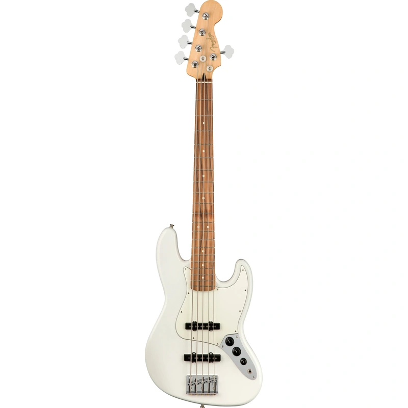 Fender Player Jazz Bass V Pau Ferro Fingerboard Polar White