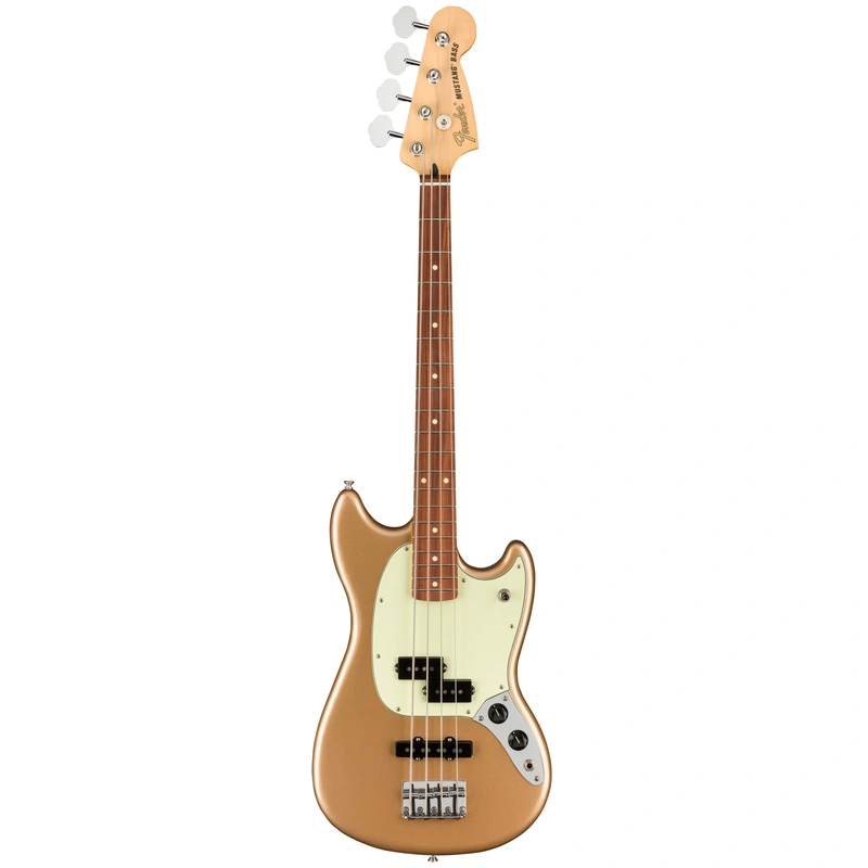 Fender Player Mustang Bass PJ Electric Bass - Firemist Gold