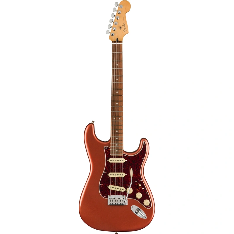 Fender Player Plus Stratocaster Electric Guitar - Aged Candy Apple Red