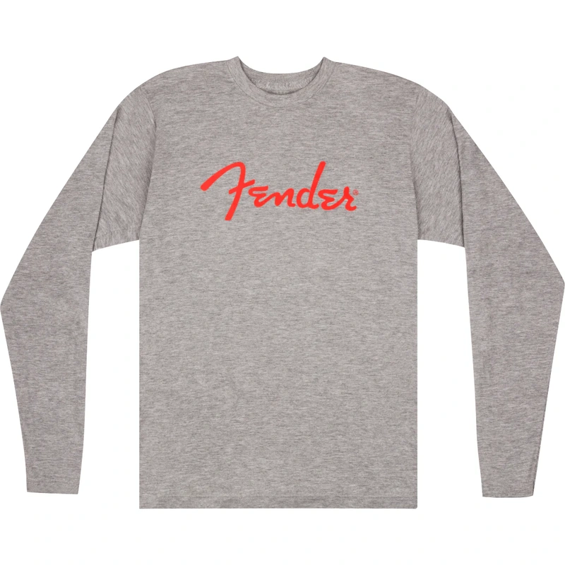 Fender Spaghetti Logo Long Sleeve T-Shirt, Large