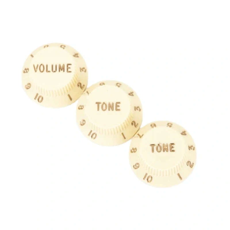 Fender Stratocaster Replacement Knobs For A Fender Stratocaster - Aged White