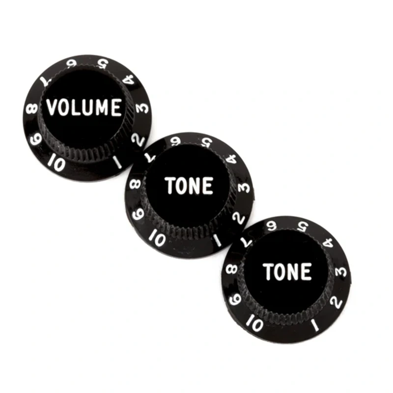 Fender Stratocaster Replacement Knobs For Fender Stratocaster - Black