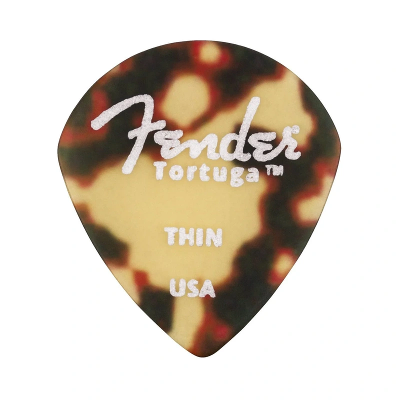Fender Tortuga Picks, 551 Shape, Thin, 6-Pack