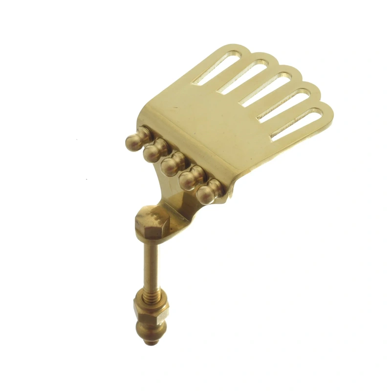 Fielding Banjo Tailpiece, Polished Brass