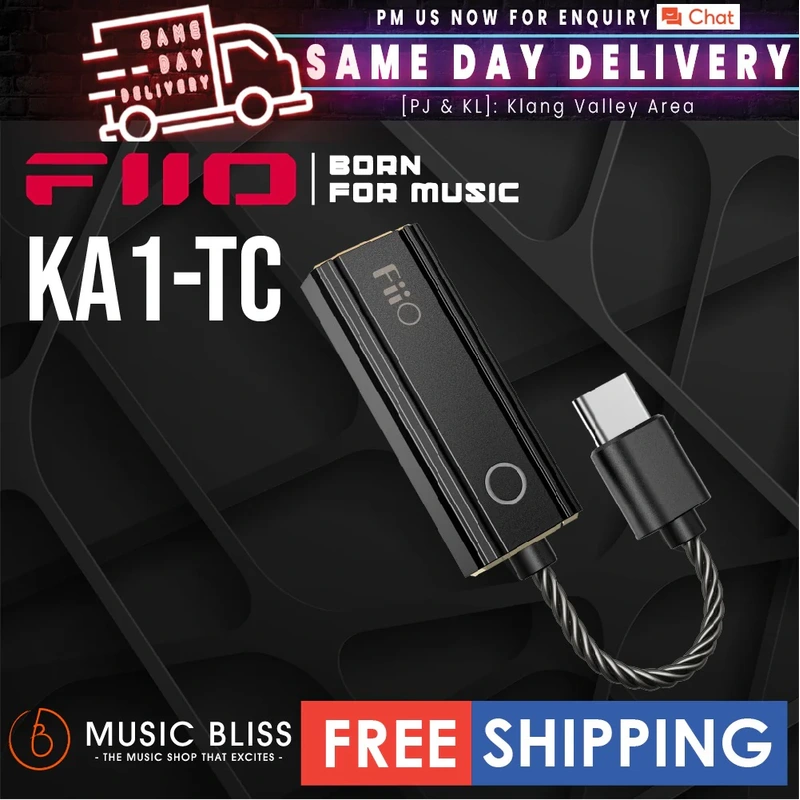 FiiO Jade KA1 Portable DAC and Headphone Amplifier (KA1-TC)