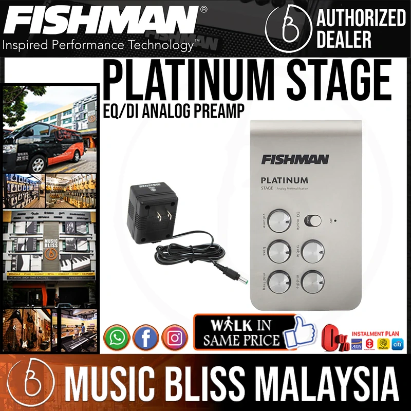 Fishman Platinum Stage EQ/DI Analog Preamp