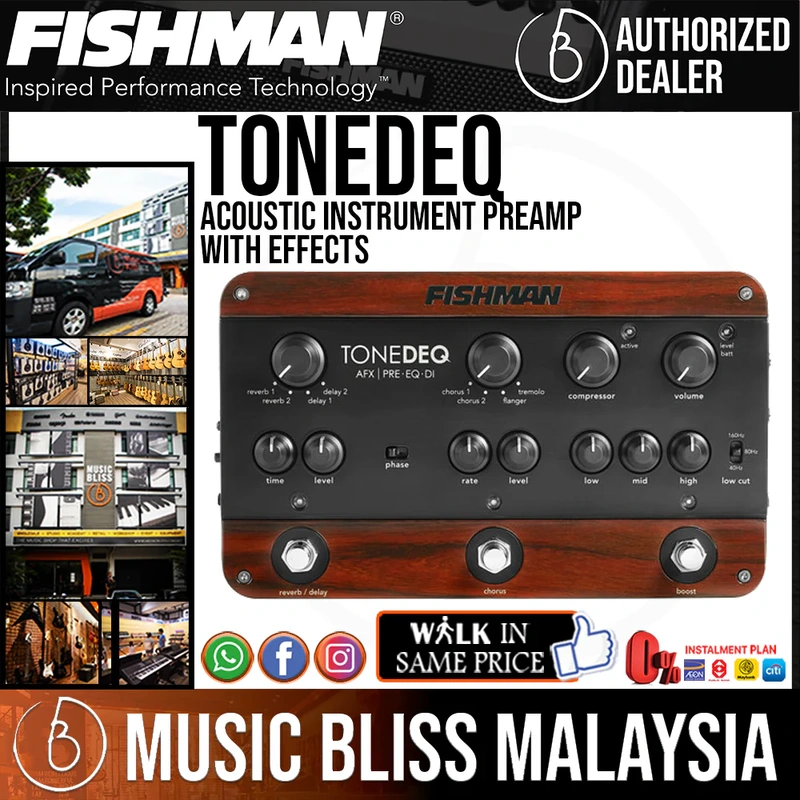 Fishman ToneDEQ Acoustic Instrument Preamp with Effects